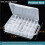 2X Double Sided 46 Grids Sewing Organizer,Sewing Spool Thread Storage Box, for Embroidery Floss, Jewelry 4