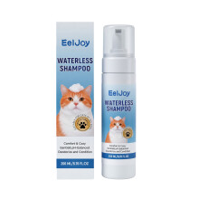 (200ML) EELJOY cat no-wash shampoo, gentle cleansing of pet odor, smooth and convenient no-wash detergent