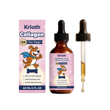(60ML) Kriath Collagen Drops for Pet Dogs Daily feeding cares for the dog's body, gentle maintenance and comfort