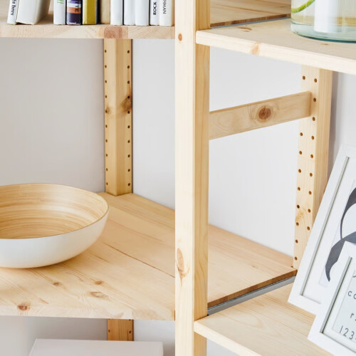 IKEA IVAR Pine Corner Shelf 56x56x30 cm 2