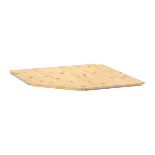 IKEA IVAR Pine Corner Shelf 76x76x50 cm