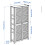 IKEA IVAR Shelving Unit with 4 Doors 89x179 cm 2