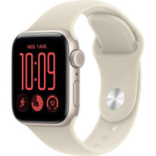 APPLE Watch SE 3 GPS + Cellular - 40mm - Gehäuse Starlight Aluminium - Sand Sport Band - M/L