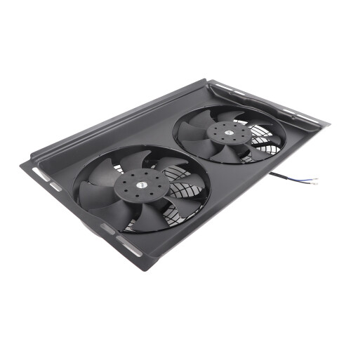 12V 80W Kühlerlüfter Auto Doppel Ventilator 2
