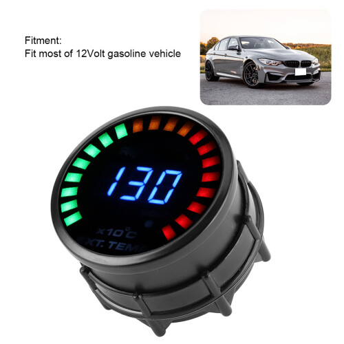 52mm LED Abgastemperatur Digital 12V 2