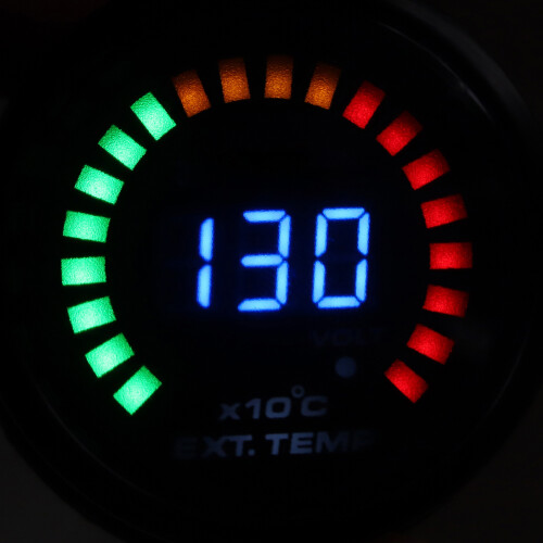 Digital EGT Anzeige 52mm LED 12Volt Auto 2