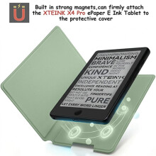 Magnetic Split Protective Shell for XTEINK X4 Pro E-Ink Reader All-Inclusive Flip E-Book Case Shockproof Cover B