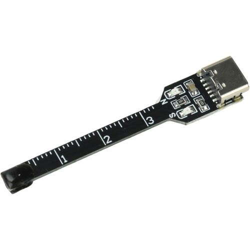 5V 5mT Magnetic Pole Detector Tester Hall Sensor Module Red Green LED Display N S Pole Identifier Magnetic Test Tool