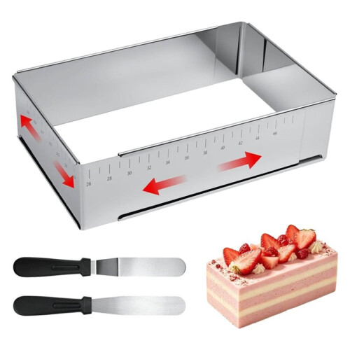 Cake ,Cake Mold, Rectangle Mousse Cake  Mold for Birthday Cake, Party Dessert, Handmade Snack 2