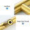 40PCS Gold Cabinet Knobs 2 Inch,Brass Drawer Knobs Single Hole Gold T Bar Hardware Drawer Pulls for Home Cabinet Door 5
