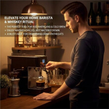 Paquete de 4 Bolas de Hielo Reutilizables de Acero Inoxidable para Espresso, Bolas Congeladas para Café y Whisky, para Bar en Casa