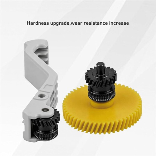 2Pcs Extruder Gear Kit for Snapmaker U1 3D Printer Hardened Steel DLC Gear Plastic Handle 3D Printer Accessories 2
