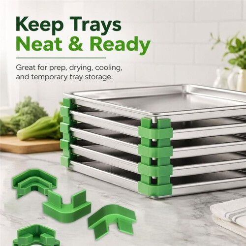24Pc Tray Stackers for Harvest Right Freeze Dryer Trays,Stackable Trays,Stacks Tray Stacker for Freeze Dryer Accessories 1