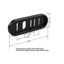 Snow Thrower Slide Shoes 490-241-0010 Fits Most 2-and 3-Stage Throwers Snowblower Skid for MTD Troy-Bilt Yard Machines