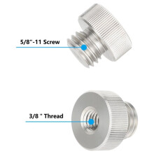 Adaptador Hembra de 3/8"-16 A Macho de 5/8"-11 para Trípode de Escáner Láser para , Adaptador de Rosca para Soporte de Cámara