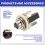 Jack 6.5 Two-Channel Audio Cable Connector Plug Socket With A  Stereo 6.5 Female For Guitar 5