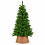 1.8m Green Artificial Christmas Tree 6ft with Metal Stand & 529 Branch Tips 1