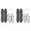 2 Set for  D10S / D10S Pro Accessories Robot Vacuum Cleaner Replacement Spare Parts 1