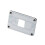 2X CPU Heatsink Bracket Backplane Backplate Back Sheet Metal Plate for AM4 Platform 3
