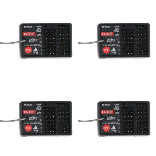 4X FS-R11P Receiver for FLYSKY G11P Remote Controller