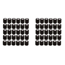 60Pcs Black Elastic Self-Adhesive Bandage 5 cm Sports Fixed Elastic Bandage for Sports Injuries and Pet Treatment