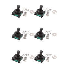 6X Joystick AC 240V 5A 4NO 4NC Momentary 2.5mm Fixing Thread Joystick