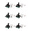 6X Joystick  AC 240V 5A 4NO 4NC Momentary 2.5mm Fixing Thread Joystick 1