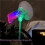 2X  Windmill LED Light Safe-Riding Plastic Small Windmill Wind Power Generation Car Decorations 1