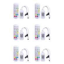 6X WS2812B  Controller für Adressierbaren LED Streifen 5050 RGB LED Band 24Taste Fern Musik  Controller
