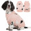Overall Pullover Kleidung für Hunde Gestrickt Weich Warm Rosa L 1