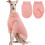 Overall Pullover Kleidung für Hunde Weich Gestrickt Warm Rosa L 1