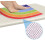 Rutschfeste antibakterielle Duschmatte Bunt Regenbogenfarben 60 x 60 cm 4