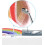 Rutschfeste antibakterielle Duschmatte Bunt Regenbogenfarben 60 x 60 cm 3