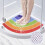 Rutschfeste antibakterielle Duschmatte Bunt Regenbogenfarben 60 x 60 cm 8