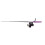 Mini Angelrute Stiftform Lila mit Rolle 7