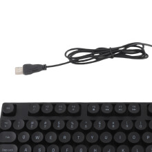 Gaming Tastatur 87 Tasten kabelgebunden schwarz