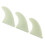 SUP Surfbrett Finnen 3er Set Gelb 2