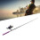 Mini Angelrute Stiftform Lila mit Rolle 17