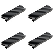 4X M.2 SSD NVMe Heat Sink M2 2280 SSD Hard Disk Aluminum Heatsink Heat Dissipation Radiator for M.2 2280 SSD
