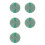 5pcs 10cm/3.94inch Polarization  Disk MWO Optical Disk Multi-Wave Oscillator Antenna Ornaments 1