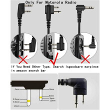 30Pcs G Shape Earpiece Headset PTT with Mic for 2 Way Radio CP040 CP200 Walkie Talkie Earphone