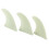 SUP Surfbrett Finnen 3er Set Gelb 16