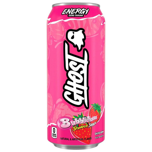 Ghost Ghost Energy Bubblicious Strawberry Splash (473ml)