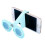 (Black)3D Brille Lupe Tragbar Anti Blau High Definition Augenschutz 5