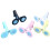(Black)3D Brille Lupe Tragbar Anti Blau High Definition Augenschutz 3