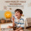 2 Unidades de Walkie-Talkie Infantil com Câmera Inteligente Recarregável e Wi-Fi, Tela de 1,3 Polegadas, Câmera de Polegar para Foto e Vídeo 5