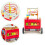 Poussoir éducatif en bois avec blocs pour enfants - Pompiers 9