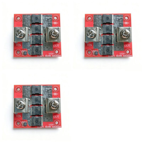 3X Ultra Low Dropout 100A High Current Ideal Diode No Ground No Forward Voltage Limit Anti Backflooding Module B 1