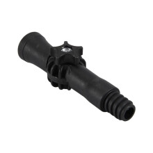 2X Adaptador de Ángulo de Junta Universal para Poste Telescópico (Solo Cabezal, Sin Poste) para Limpieza de Ventanas y Canaletas.