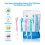 5 in 1 Toothbrush & Floss, 52Pcs  Toothbrushes with Toothpaste, 5-in-1 Convenient  Disposable Toothbrush 5